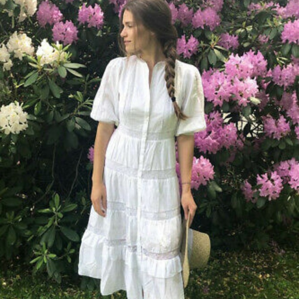 LoveShackFancy x Target Phoebe midi dress, size 10